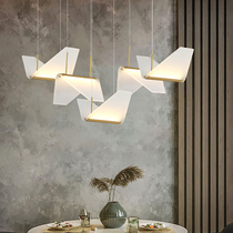 Nordic Light Extravagant Bedroom Bedside Small Chandelier Modern Minimalist Extremely Simple Head Restaurant Bar Terrace Creative Seagull Small Chandelier
