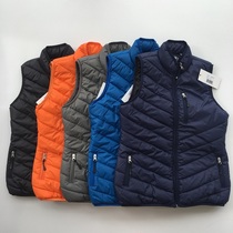Foreign trade export original single 19-year-old new cotton vest outdoor sports vest ultra-lightweight warm couple horse clip