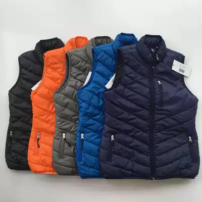 Foreign trade export original 19-year new cotton vest outdoor sports vest super light and warm couple horse clip