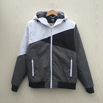 Export original single autumn and winter men thick cotton cotton jacket fabric waterproof wind and warm fashion