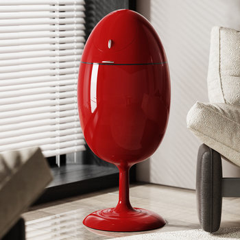 Dinosaur Egg Trash Can for Home Use, High-End and Stylish, 2026 New Model, Specially Designed for Bedrooms, No Need to Bend Over, Large Size for Living Rooms, Light Luxury