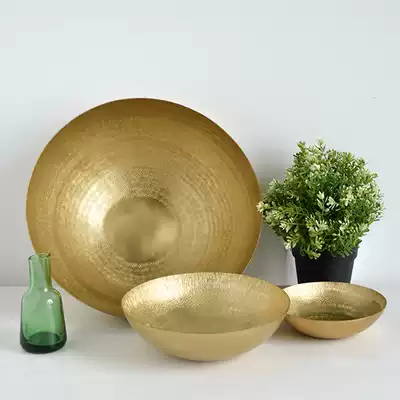 European and American fruit bowl French living room coffee table decoration bowl luxury classical villa porch wine cabinet handicraft decoration