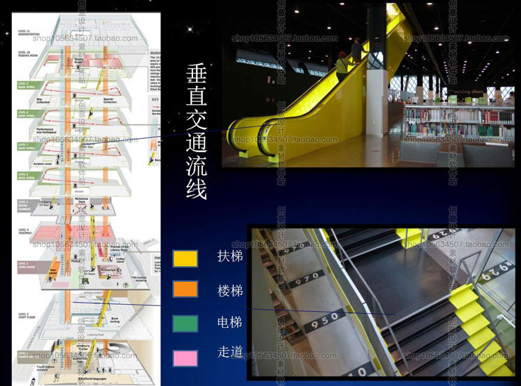 R114图书馆建筑设计素材合集CAD图纸/SU模型方案文本施工图041-14