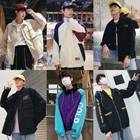 Áo khoác nam mùa thu đông mùa thu và mùa thu phiên bản Hàn Quốc của xu hướng áo khoác nam 2018 đồng phục mới dành cho học sinh áo khoác kaki nam
