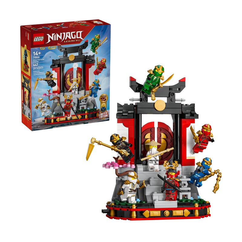 Lego Ninjago 71866 15Th Anniversary Ninja Dojo Display Stand Building Block Toy Lego Ninjago 71866 15Th Anniversary Ninja Dojo Display Stand Building Block Toy