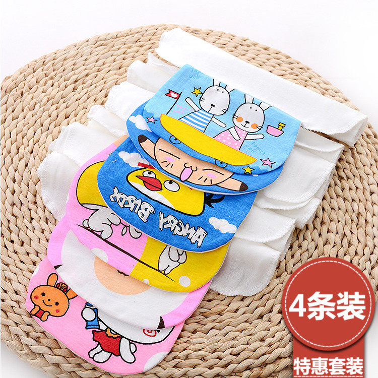 Sweat towel Children's cotton sweat towel Baby pad back towel Middle and large children sweat-absorbing Han towel Cotton children's large kindergarten