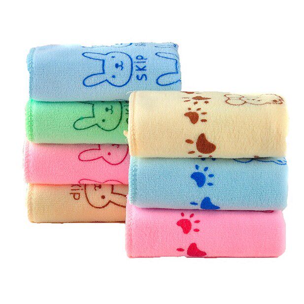 Children Towel Kindergarten Cartoon Small Square Towel Wash Face Towel Ultra-fine Fiber Pure Cotton Water Absorption Wedding Back Gift Wholesale