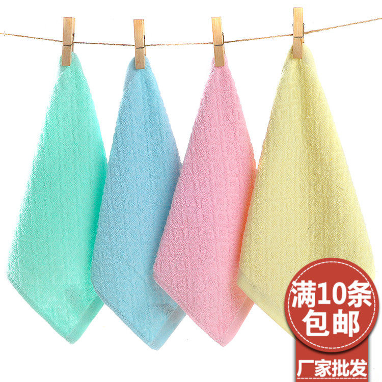 Pure cotton towel washed face small square towel child baby handkerchief pababy full cotton square home soft face towels wholesale