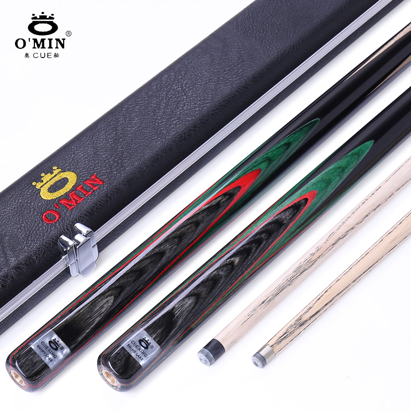 Obi Reize pool cue small head in the head Of Chinese black eight black 8 billiards club snooker pool club through the par