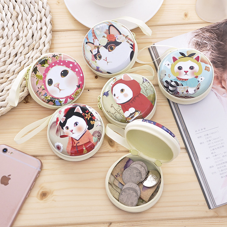 Tai nghe lưu trữ túi dữ liệu cáp lưu trữ sạc di động phim hoạt hình dễ thương tai nghe lưu trữ kỹ thuật số hộp hoàn thiện hộp đựng tai nghe samsung