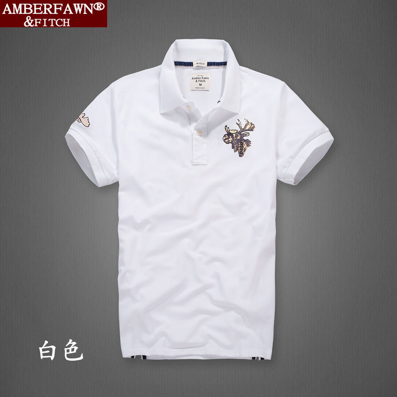 Áo sơ mi cotton mùa hè 2018 mới tay nửa thể thao với Paul tay áo ngắn polo nam kinh doanh đứng cổ áo thun áo thun polo nam