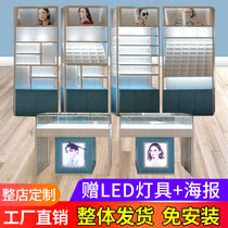 Glasses display counter Whole store customized glasses store shelf display cabinet Glass display cabinet Product display Taichung island cabinet
