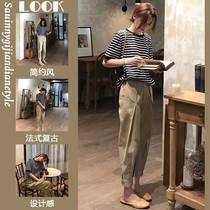 Big Code Women Dress Fat Mm Summer 2022 New Fat Sister Fashion Foreign Air Display Slim Suit Short Sleeves Two Sets Tide