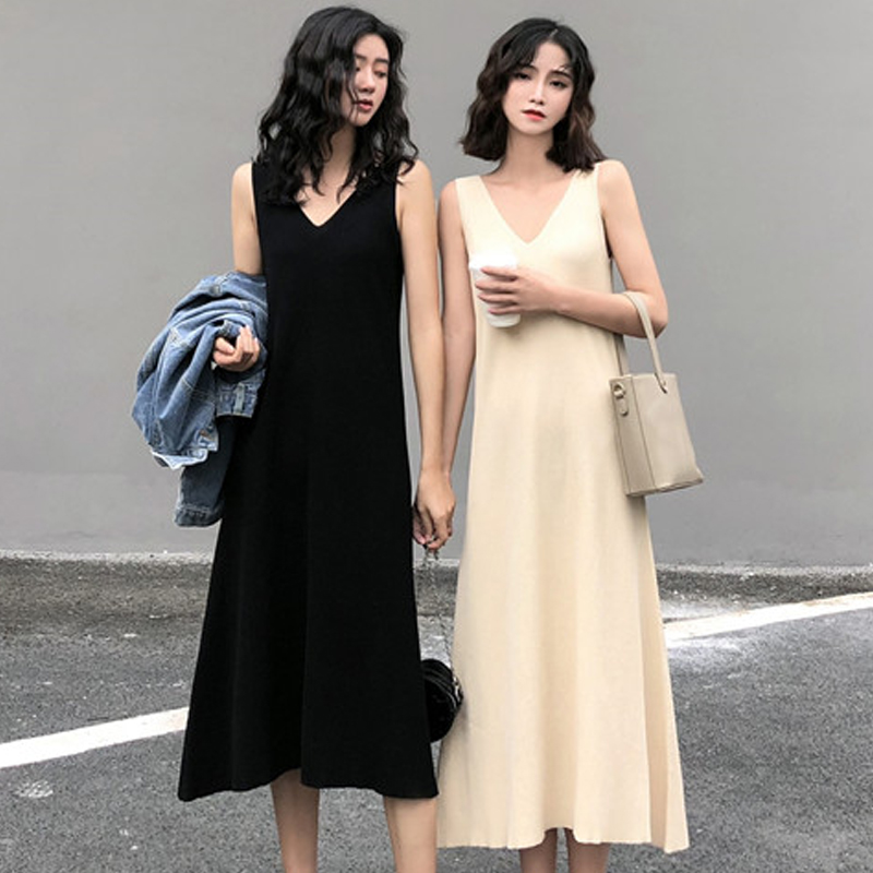 Pregnant Woman Harnesses Dress Fashion Pregnancy Maternity Dress Damp Hot Mother Personality Knit Black Spanish Nepoon Hitch Red Long Dress