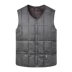Trung niên cộng với áo vest nhung nam xuống cotton bố dày áo ấm người già bên trong và bên ngoài mặc vest mùa thu đông khoác vest nam Áo vest cotton