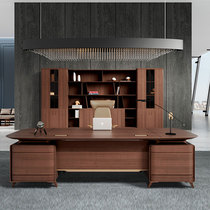 New Chinese desk solid wood boss table president desk simple modern large class manager office furniture