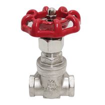 304 stainless steel gate valve DN15 20 25 32 40 50 tap water pipe meter front internal thread switch valve