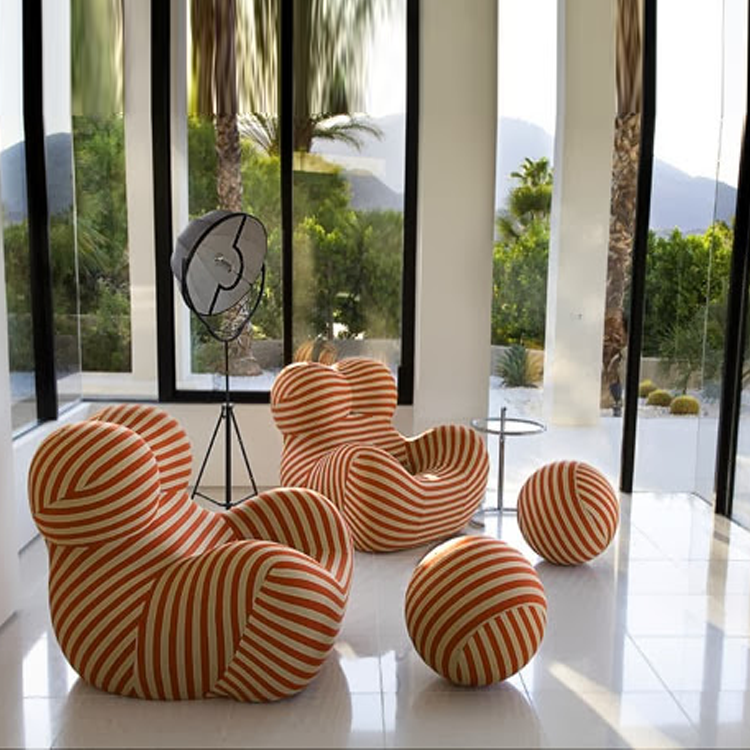 Spot Serie Up 2000 Creative Styling Glass Fiber Ball Chair Living-room Bedroom Casual Single Armchair