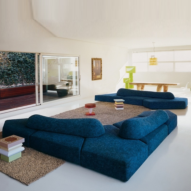 Edra Alien Free combined sofa Large family style Villa Work Lounge V Corner Mall Hall Light Extravaganza