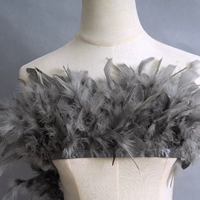 Темно -серый 31#длинная огненная пленка ткани 1 метр