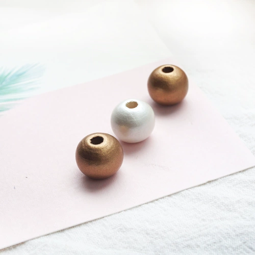 Бусины, ретро деревянные аксессуары, подвеска ручной работы, браслет из бисера, 12мм, DIY