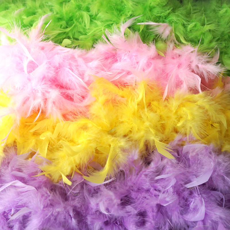 Feather strip thickening flake fur wedding festival toy craft stage performing diy decoration feather material