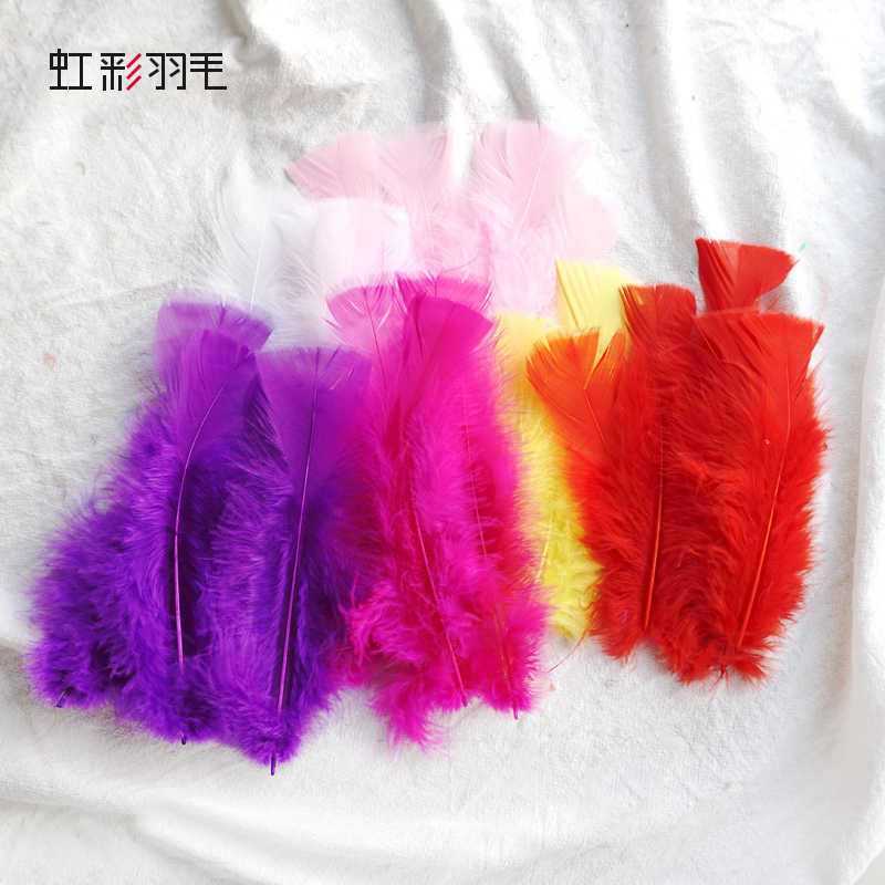 Dream Mesh Material Bag Diy Accessories Color Feather Laid Dream Net Turkey Hair Nursery Handmade Decorative Feather