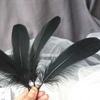 Черный мягкий большой трепетание 50