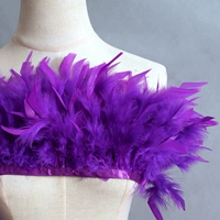 Темно -фиолетовый 26#длинная огненная пленка ткани 1 метр