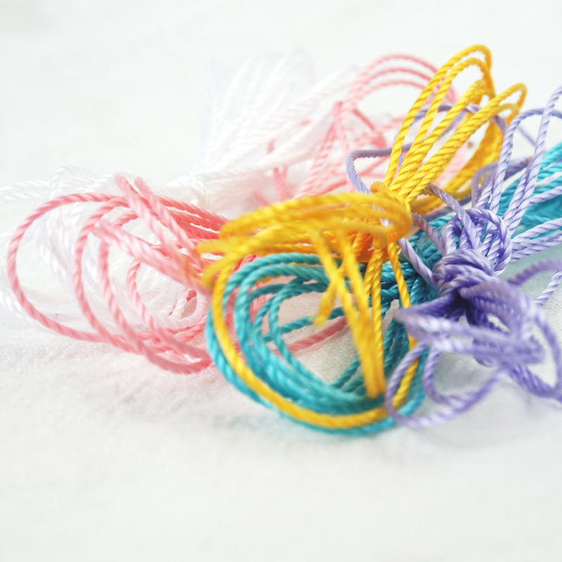 1 2mm Multi-coloured strands Trap Dream Net Woven Insider Nylon Rope 5 m