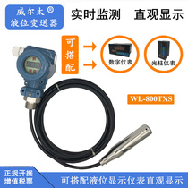 Shanghai Weiertai WL-80 deep well input liquid level transmitter 2088 Hydrostatic water level meter 4~20mA