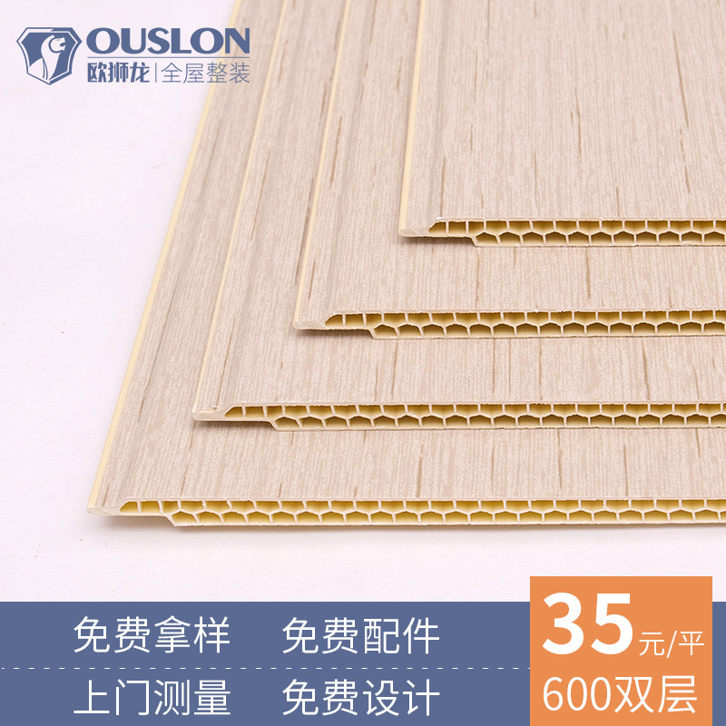 Eurolion Dragon Integrated Wall Panel Fast Assembly Wall PVC Stone Plastic Double Suspended Ceiling Furnishing Materials Wall Skirt Bamboo board