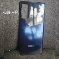 S20fe задняя крышка без рамки синяя матовая оригинал