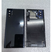 Note10+ оригинальная задняя крышка [черная] 99 новая в разобранном виде