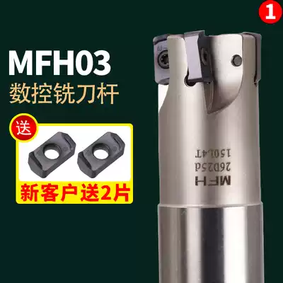 CNC milling tool holder LOGU030310ER-GM ALLOY blade tool holder MHF03 Double-sided fast feed tool holder