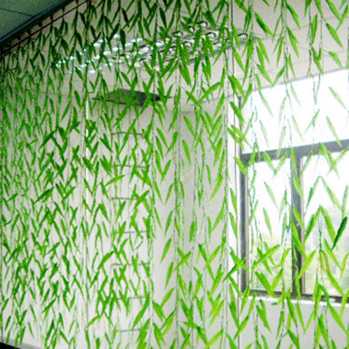 Simulated Lancet Willow Flower and Vine Indoor Mall Farm Ceiling Winding Fake False Leaf Decoration