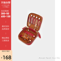 Very special LADY PLANT TANNIC LEATHER Artisanal Retro Genuine Leather Earrings Small Ornament Jewelry Containing BAG CONTAINING BOX