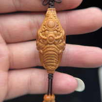 1 8 Elephant God Olive Seed Single Seed Boutique Pendant Handheld Toy Olive Seed Mobile Phone Pendant Large Single Seed Engraving