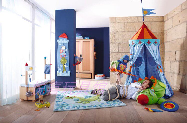Germany HABA outdoor children's tent 2994 boy play house toy cloth splicing ceiling game house
