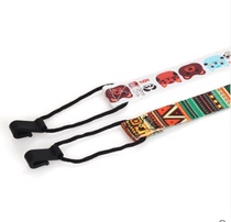 Attisson Adison ukulele printed personality environmentally friendly polyester silk strap ukulele strap