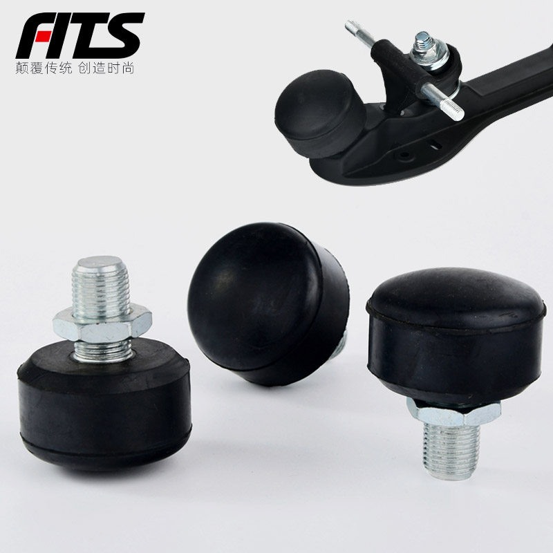 Double-row skates adjustable brake head roller skating rink dedicated brake four wheel skates wear-resistant PU brake accessories