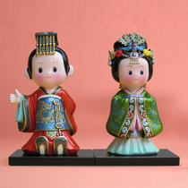 Cartoon Furnishing Home Decoration Creative Gift Birthday Gift Color Plotter emperor Empress