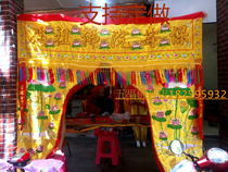 Support custom-made 2 meters Lotus Buddha tent embroidery Buddha statue supplies wide 2 meters X1 9 meters high