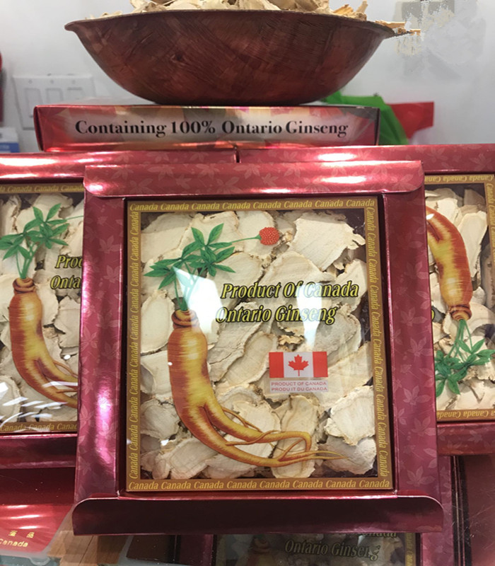 Canadian province of AnProvince Zhengzong 5 years Atlantic Citi Ginseng Selected Whole Head of A Grade A Blockbuster With Bubble Water Gift Box 110 gr