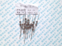 Brand new original dress with lead insurance tube 2A 250V 3X10MM cylindrical glass fuse with pin