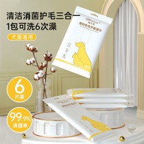 Pet cleaning gloves cat bathing pet wipes dog dry cleaning cleaning gloves butt wiping and deodorizing supplies