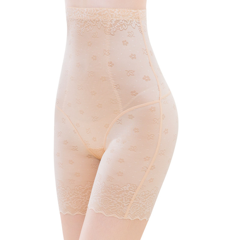 Focus on belly and hips, female with high waist beam after fat fat and winter thin leg thin belly shaped