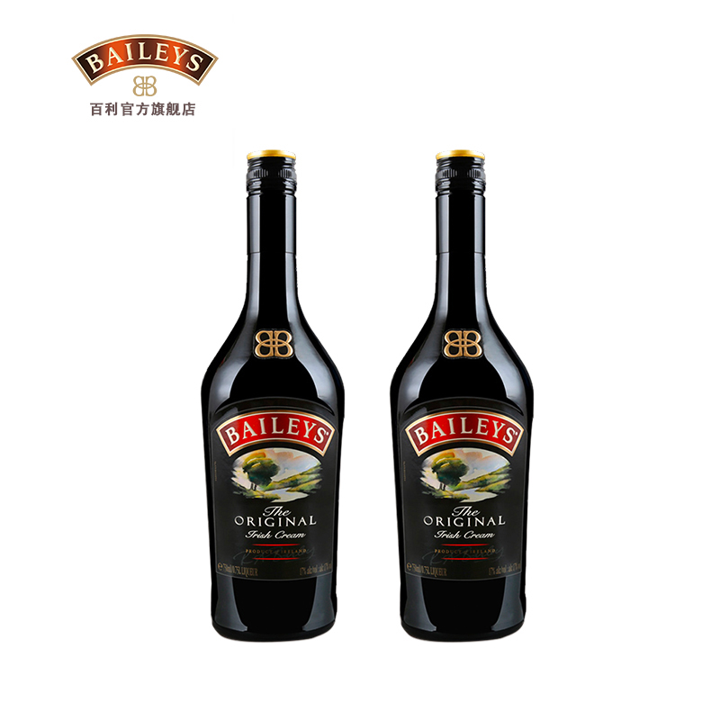 (用55元券)百利甜酒原味750ml*2原装进口洋酒