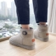 Giày da tuyết mùa đông nam cộng với nhung ấm trong đôi giày cotton màu đen nam đông bắc dày không thấm nước