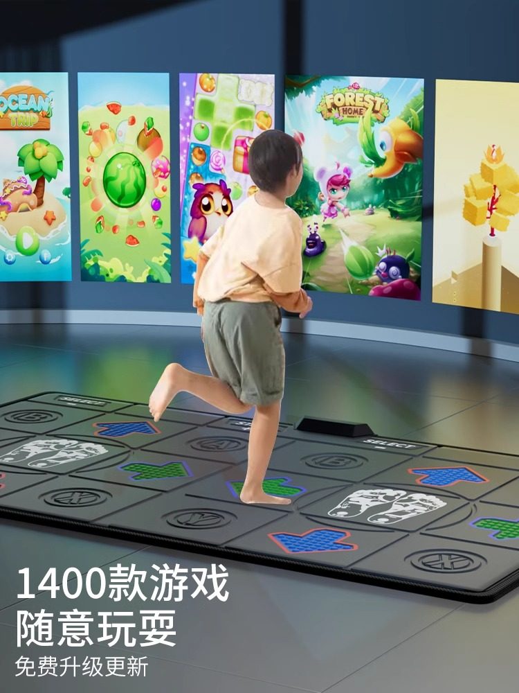 German Dance Mat for Tv, Home Dance Machine, Double Wireless Game, Motion-Sensing Exercise, Children's Fitness, High-Definition